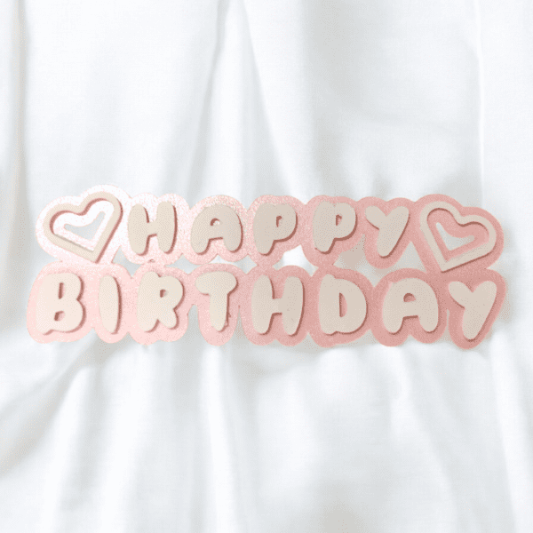 Cake Topper Happy Birthday Mod 567