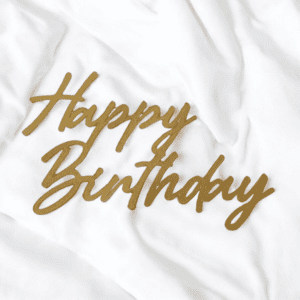 Cake Topper Happy Birthday Mod 571