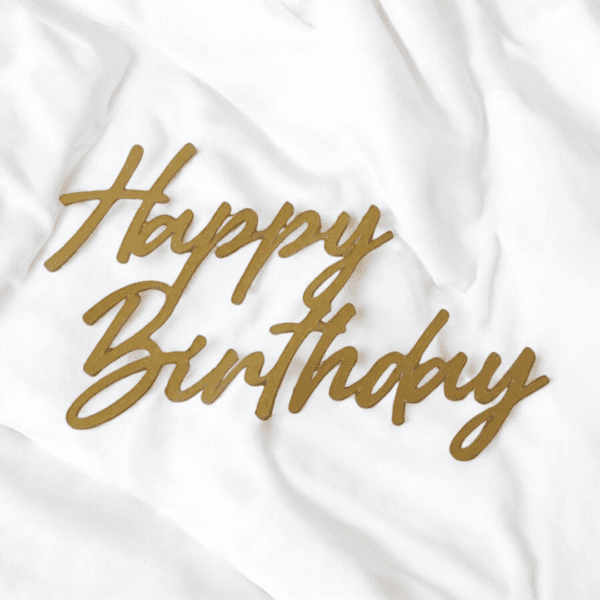 Cake Topper Happy Birthday Mod 571