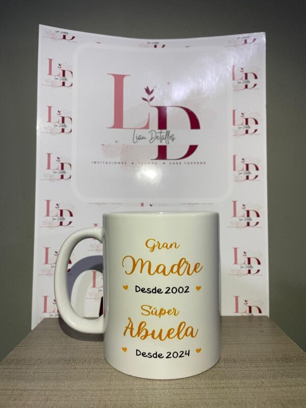 Taza Blanca 11 oz - Image 2