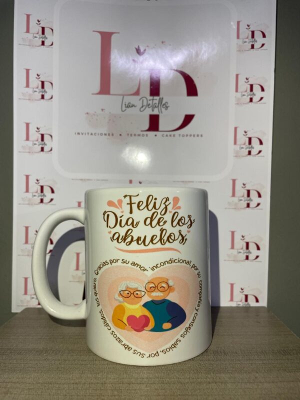 Taza Blanca 11 oz - Image 3