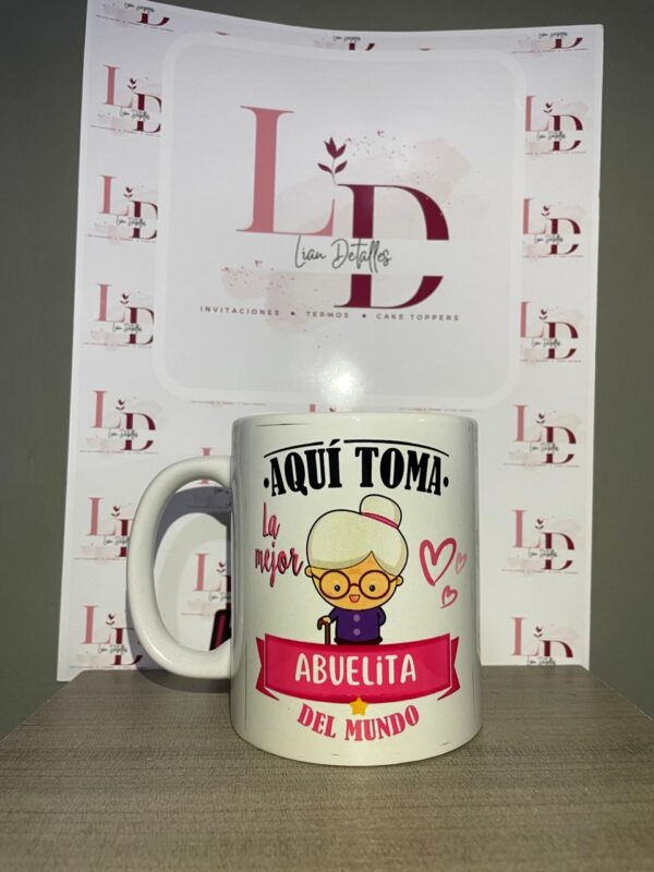 Taza Blanca 11 oz - Image 4