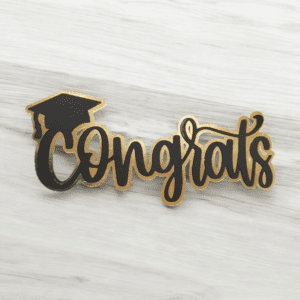 Cake Topper Graduacion Congrats