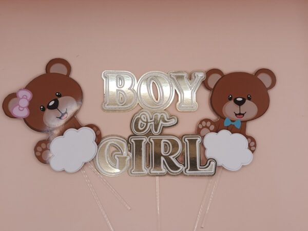 Cake topper Boy or Girl