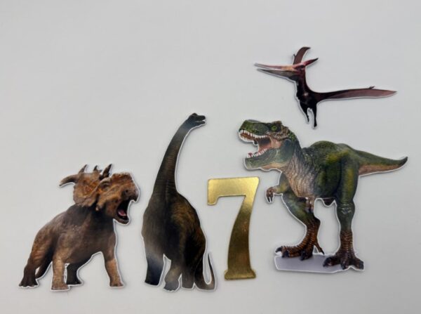 Cake Topper "Dinosaurios"