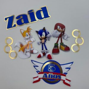 CAKE TOPPER SONIC