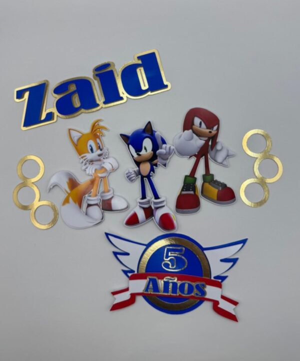 CAKE TOPPER SONIC