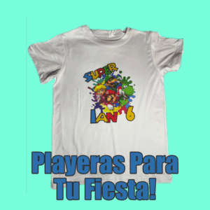 PLAYERAS PARA TU FIESTA PERSONALIZADAS